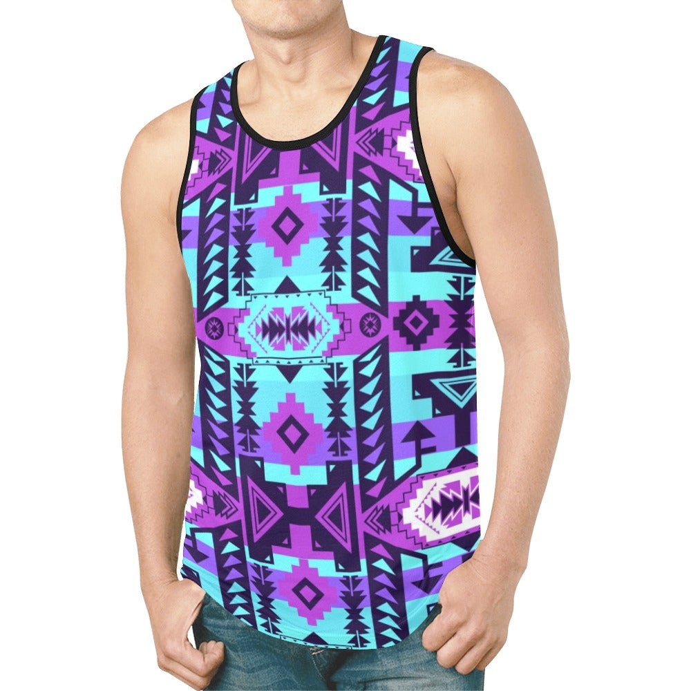 Chiefs Mountain Moon Shadow New All Over Print Tank Top for Men (Model T46) New All Over Print Tank Top for Men (T46) e-joyer 