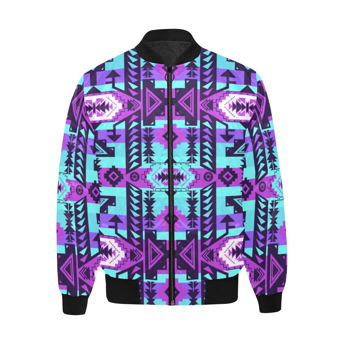 Chiefs Mountain Moon Shadow Unisex Heavy Bomber Jacket with Quilted Lining All Over Print Quilted Jacket for Men (H33) e-joyer 