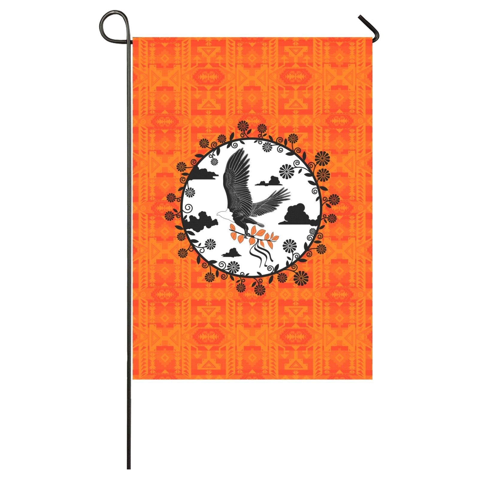 Chiefs Mountain Orange - Carrying Their Prayers Garden Flag 28''x40'' (Two Sides Printing) Garden Flag 28‘’x40‘’ (Two Sides) e-joyer 