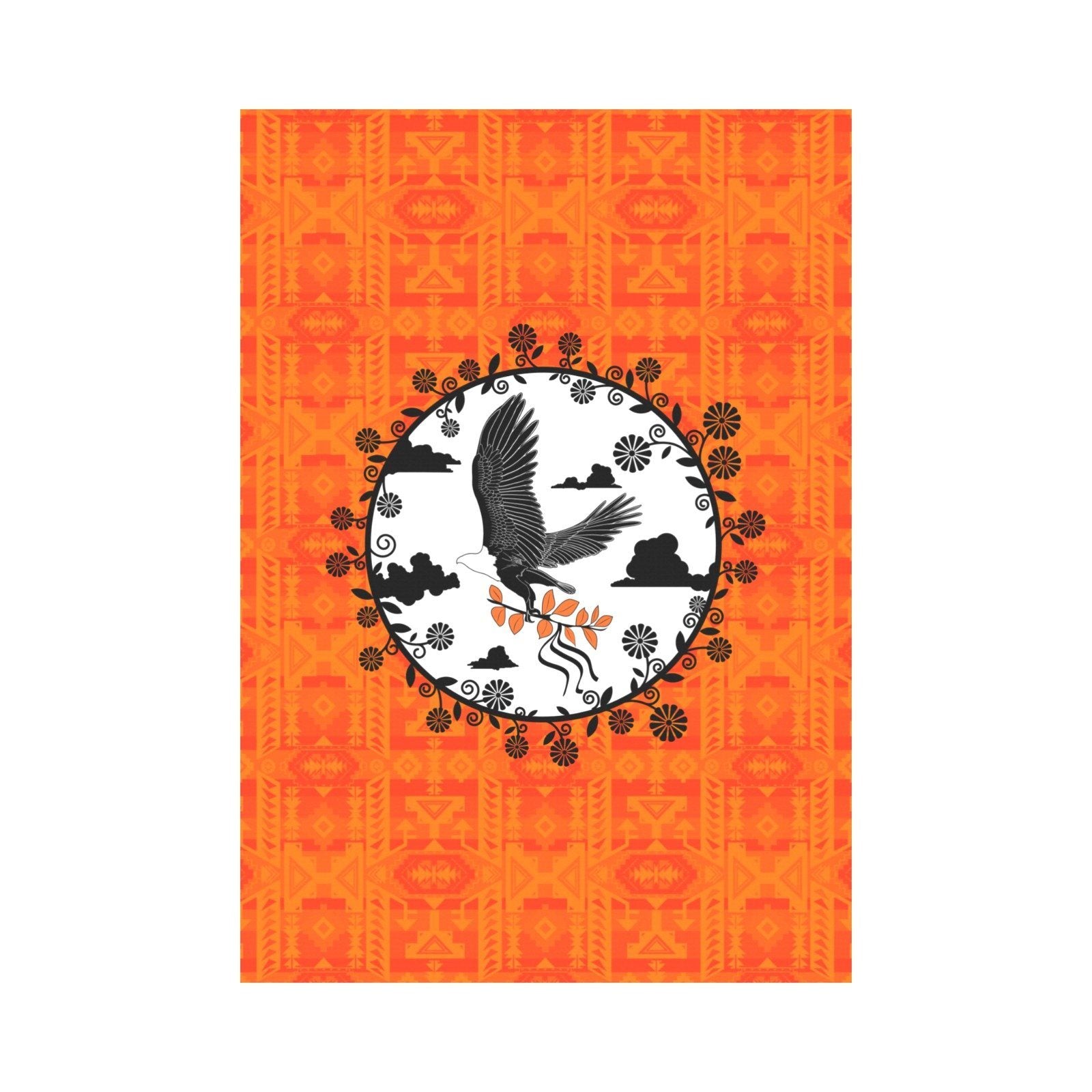 Chiefs Mountain Orange - Carrying Their Prayers Garden Flag 28''x40'' (Two Sides Printing) Garden Flag 28‘’x40‘’ (Two Sides) e-joyer 