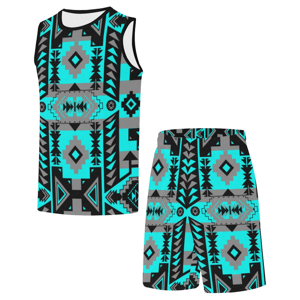 Chiefs Mountain Sky All Over Print Basketball Uniform Basketball Uniform e-joyer 