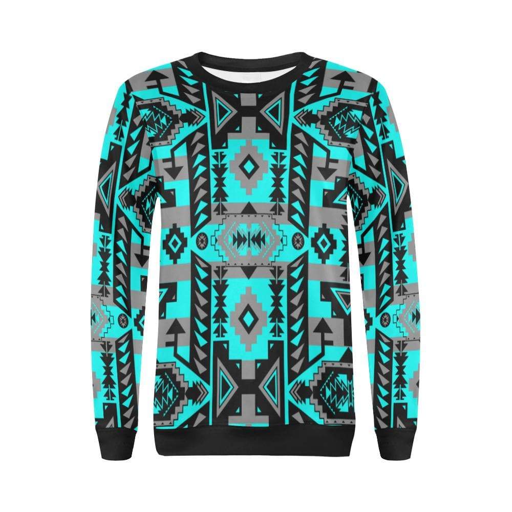 Chiefs Mountain Sky All Over Print Crewneck Sweatshirt for Women (Model H18) Crewneck Sweatshirt for Women (H18) e-joyer 