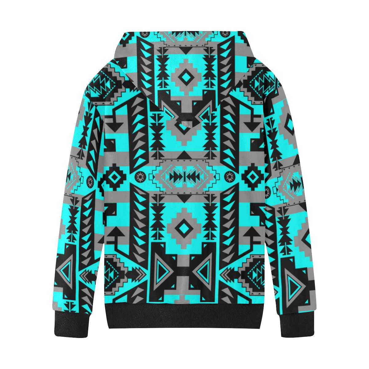 Chiefs Mountain Sky Kids' All Over Print Hoodie (Model H38) Kids' AOP Hoodie (H38) e-joyer 