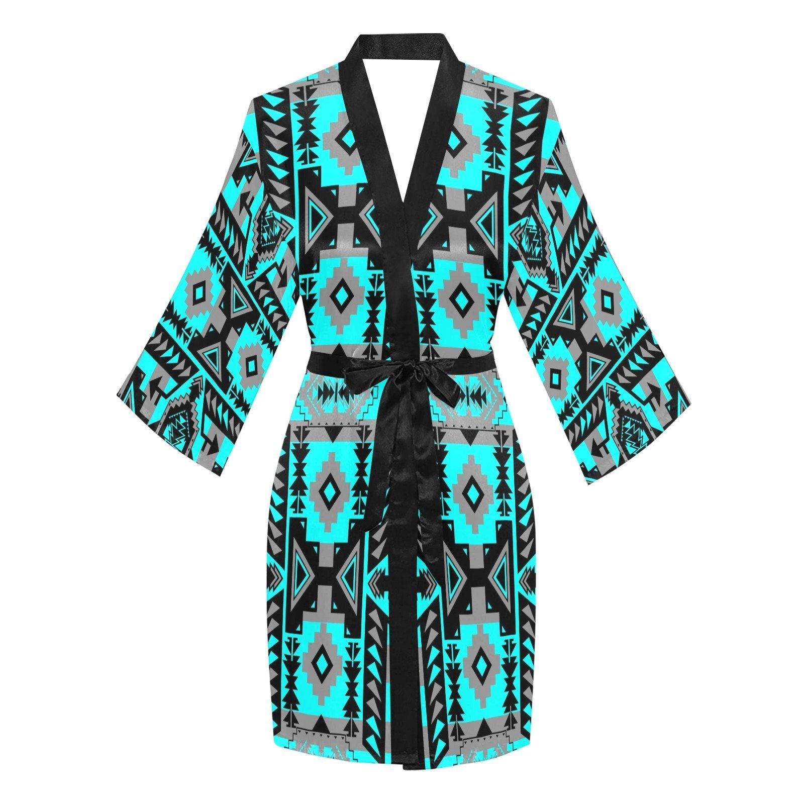 Chiefs Mountain Sky Long Sleeve Kimono Robe Long Sleeve Kimono Robe e-joyer 