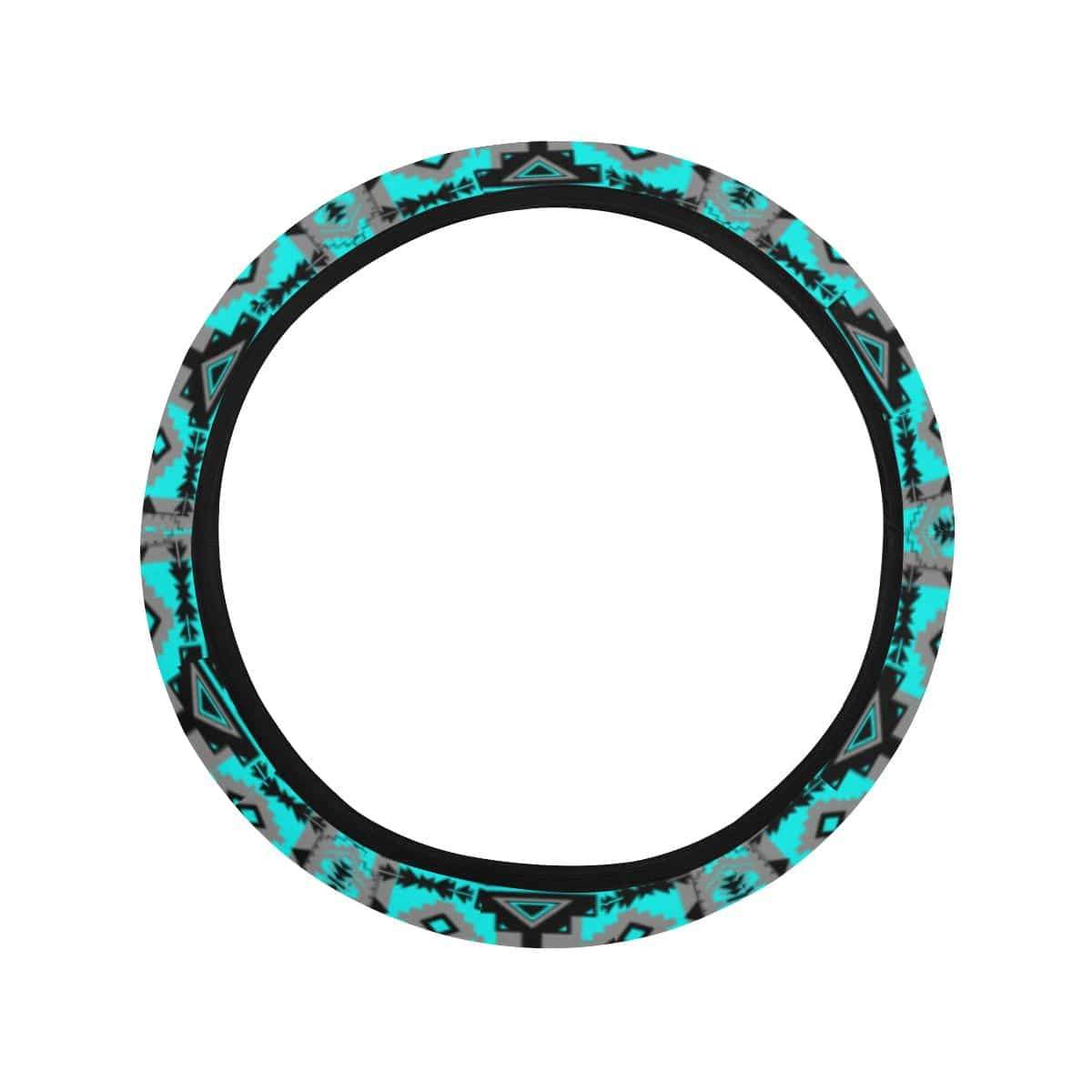 Chiefs Mountain Sky Steering Wheel Cover with Elastic Edge Steering Wheel Cover with Elastic Edge e-joyer 