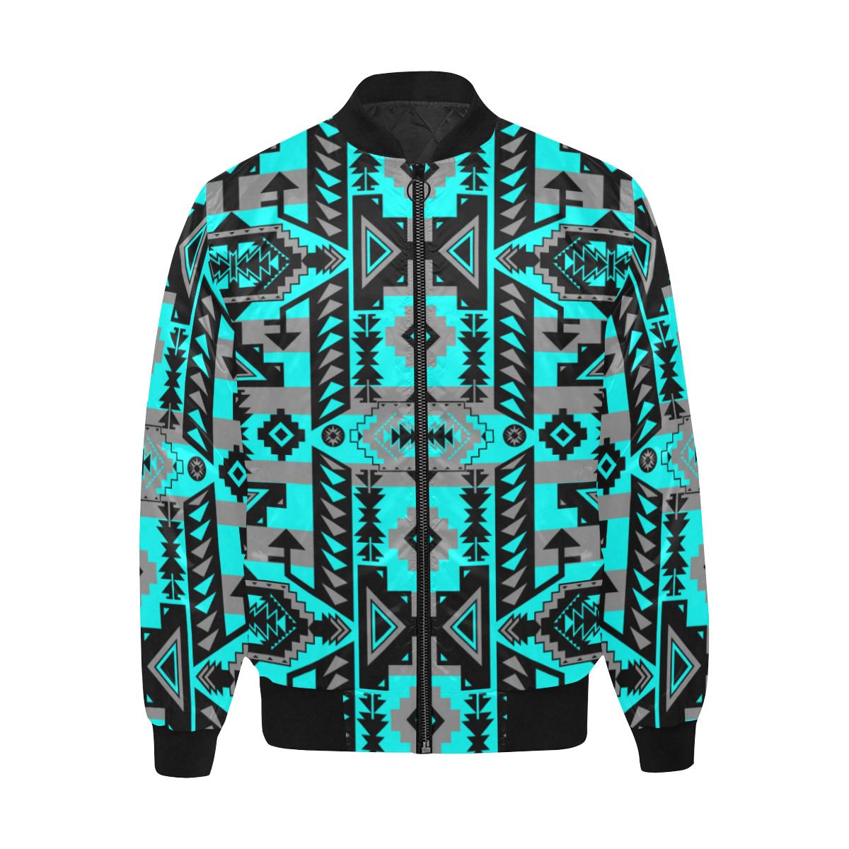 Chiefs Mountain Sky Unisex Heavy Bomber Jacket with Quilted Lining All Over Print Quilted Jacket for Men (H33) e-joyer 