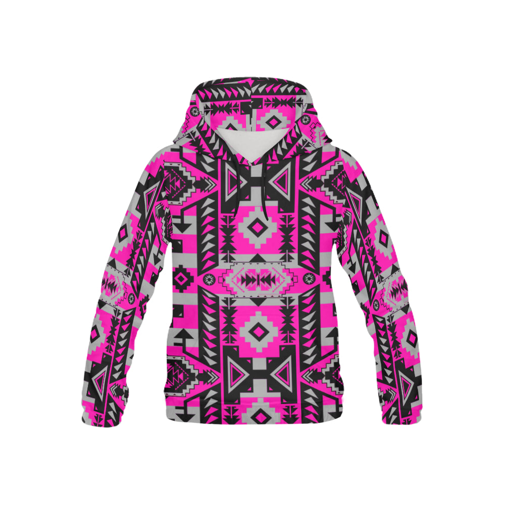 Chiefs Mountain Sunset All Over Print Hoodie for Kid (USA Size) (Model H13) All Over Print Hoodie for Kid (H13) e-joyer 