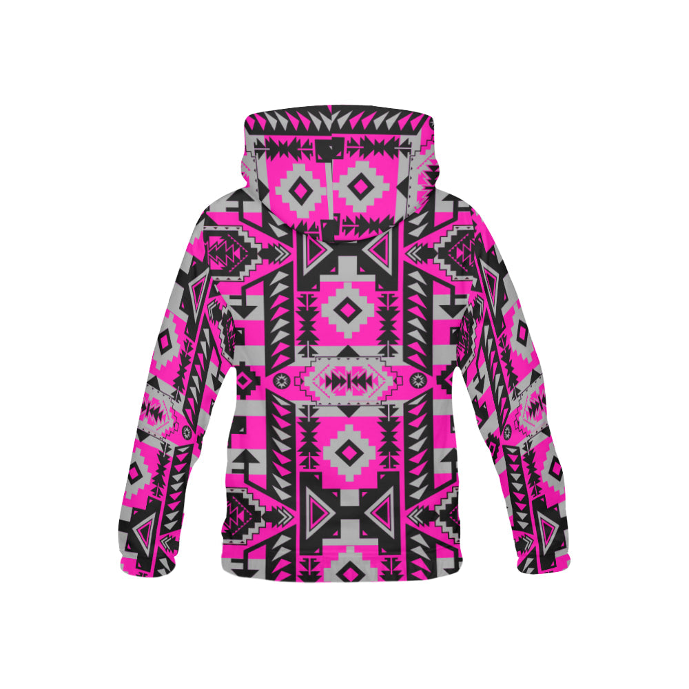 Chiefs Mountain Sunset All Over Print Hoodie for Kid (USA Size) (Model H13) All Over Print Hoodie for Kid (H13) e-joyer 