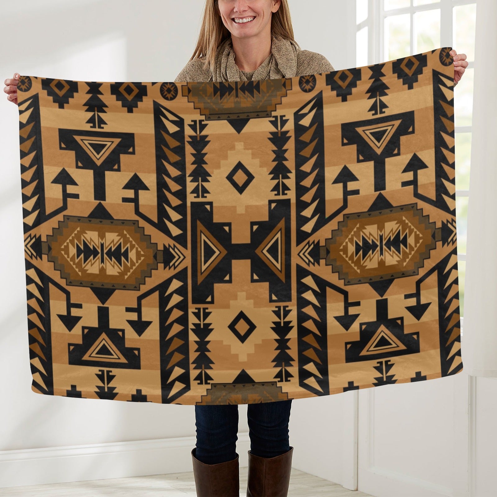 Chiefs Mountain Tan Baby Blanket 40"x50" Baby Blanket 40"x50" e-joyer 