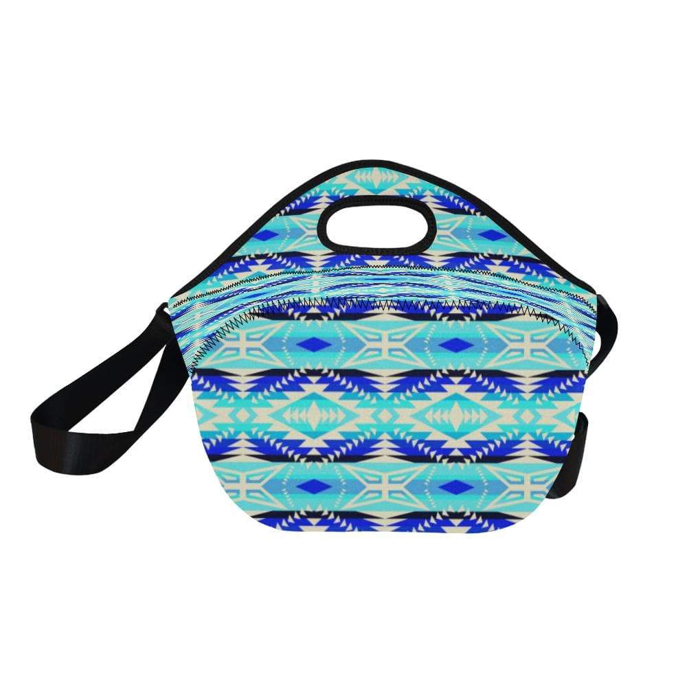 Coastal War Party Neoprene Lunch Bag/Large (Model 1669) Neoprene Lunch Bag/Large (1669) e-joyer 