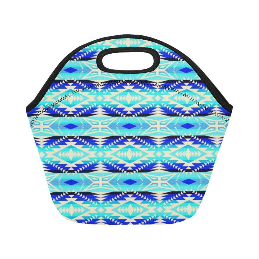 Coastal War Party Neoprene Lunch Bag/Small (Model 1669) Neoprene Lunch Bag/Small (1669) e-joyer 