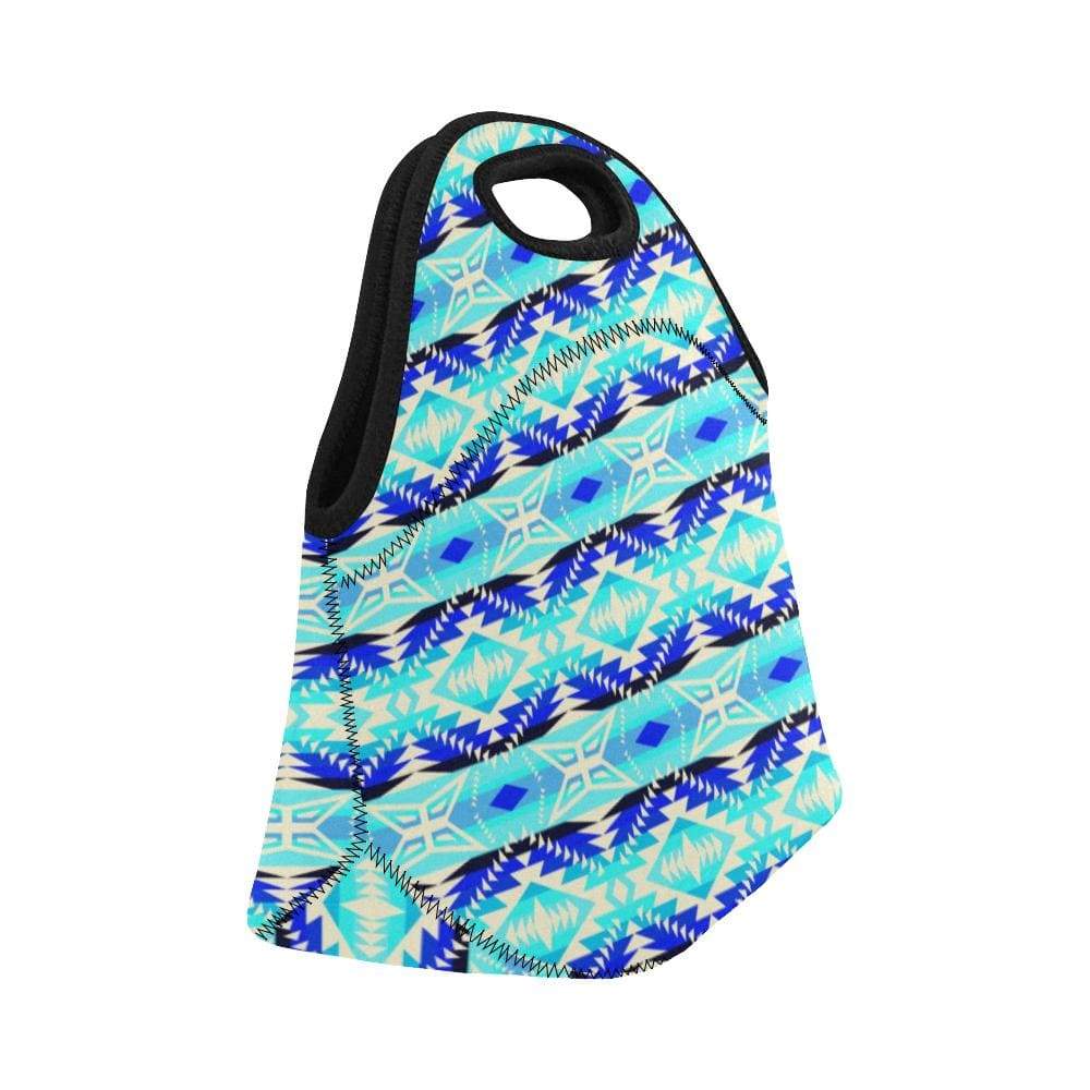 Coastal War Party Neoprene Lunch Bag/Small (Model 1669) Neoprene Lunch Bag/Small (1669) e-joyer 