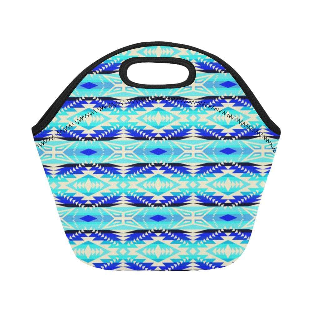 Coastal War Party Neoprene Lunch Bag/Small (Model 1669) Neoprene Lunch Bag/Small (1669) e-joyer 