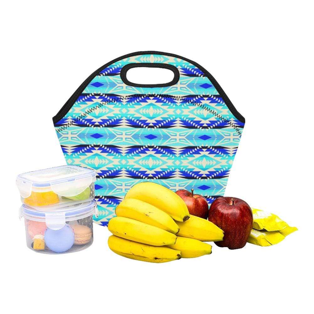 Coastal War Party Neoprene Lunch Bag/Small (Model 1669) Neoprene Lunch Bag/Small (1669) e-joyer 