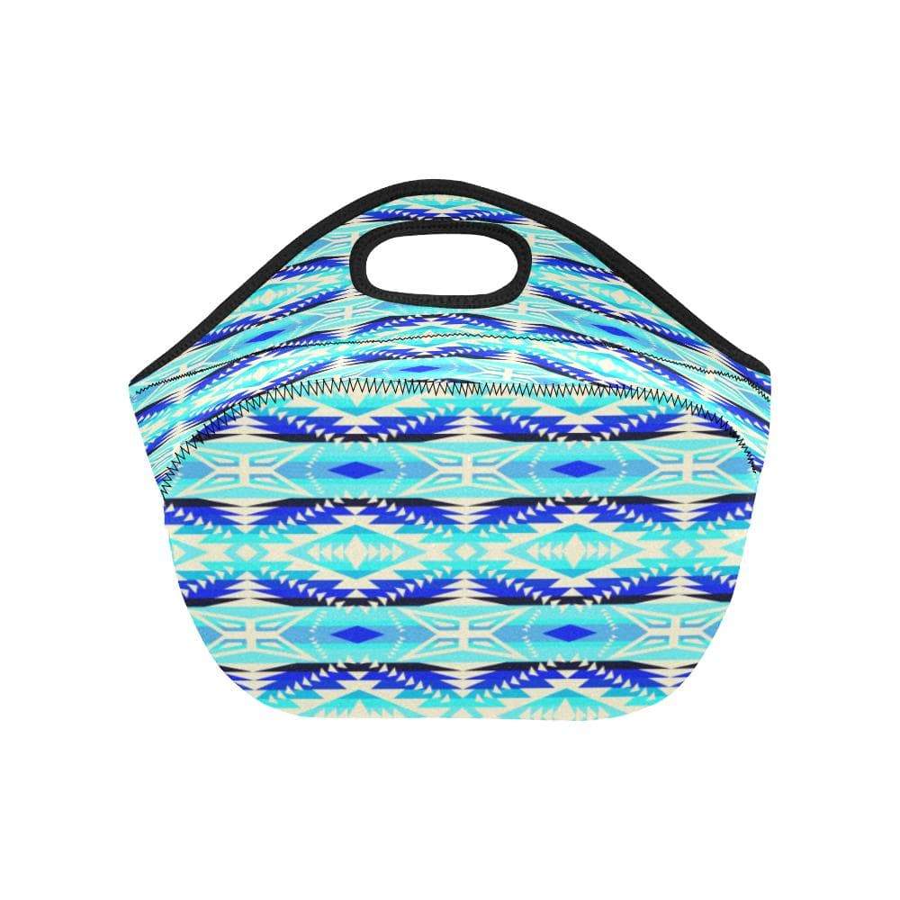 Coastal War Party Neoprene Lunch Bag/Small (Model 1669) Neoprene Lunch Bag/Small (1669) e-joyer 