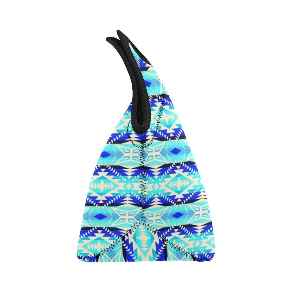Coastal War Party Neoprene Lunch Bag/Small (Model 1669) Neoprene Lunch Bag/Small (1669) e-joyer 