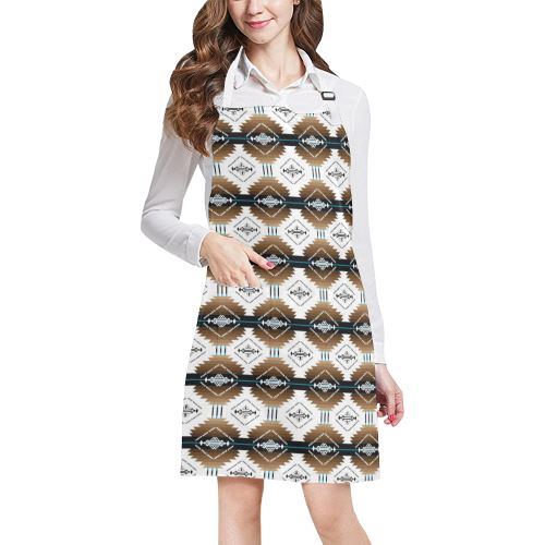 Cofitichequi White All Over Print Apron All Over Print Apron e-joyer 