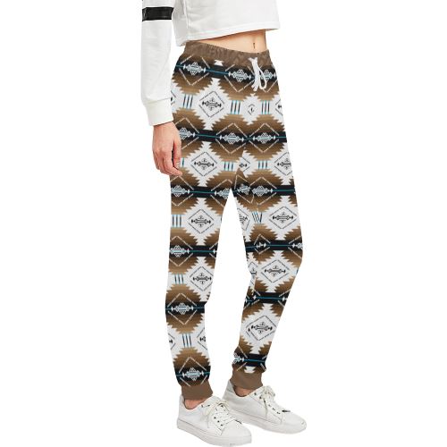 Cofitichequi White Women's All Over Print Sweatpants (Model L11) Women's All Over Print Sweatpants (L11) e-joyer 