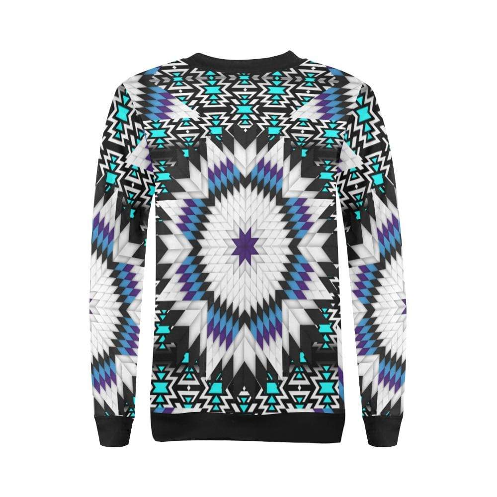 Cool Sky Star All Over Print Crewneck Sweatshirt for Women (Model H18) Crewneck Sweatshirt for Women (H18) e-joyer 