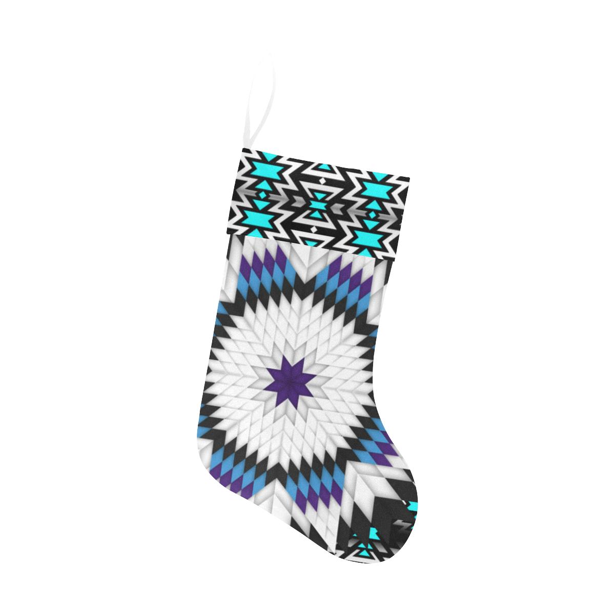 Cool Sky Star Christmas Stocking holiday stocking e-joyer 