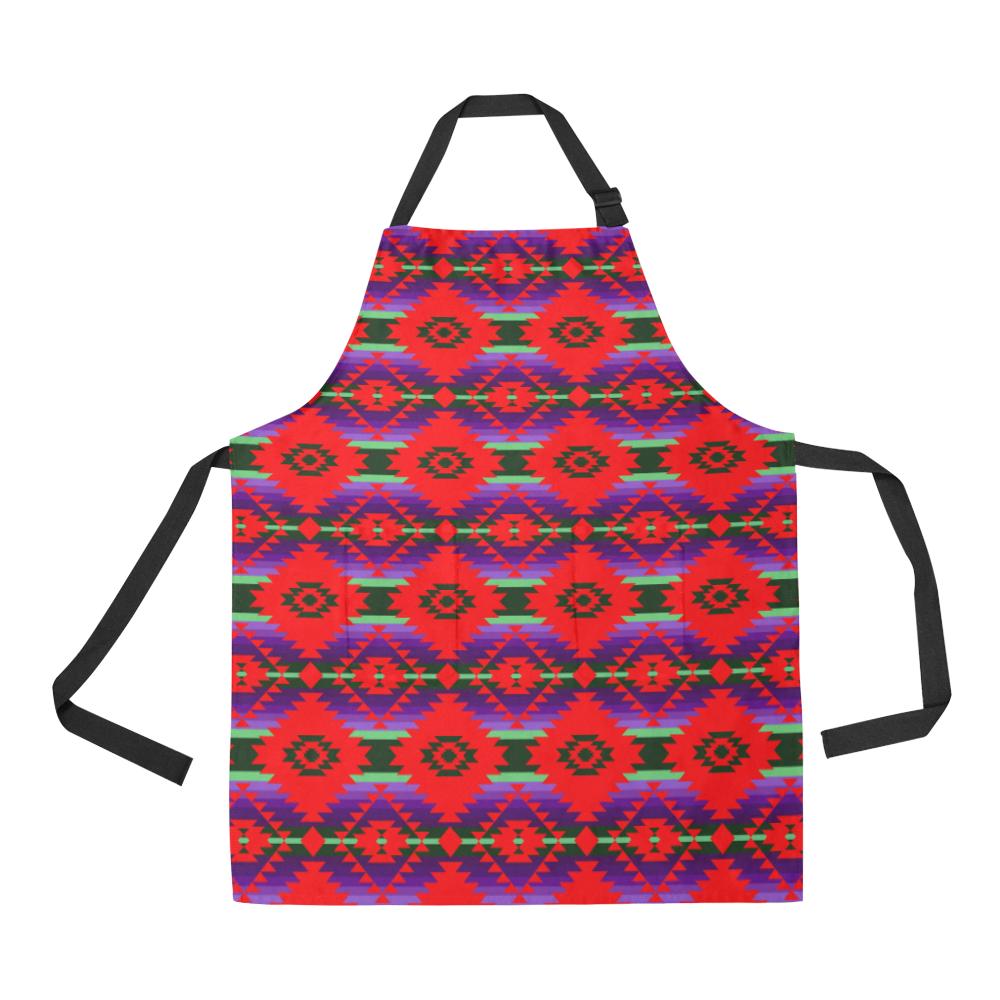 Cree Confederacy Chicken Dance All Over Print Apron All Over Print Apron e-joyer 