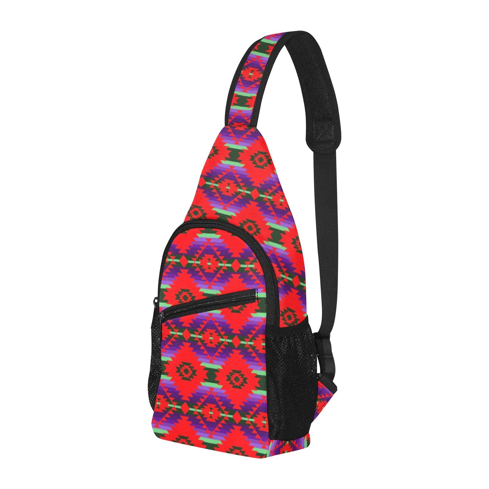 Cree Confederacy Chicken Dance All Over Print Chest Bag (Model 1719) All Over Print Chest Bag (1719) e-joyer 