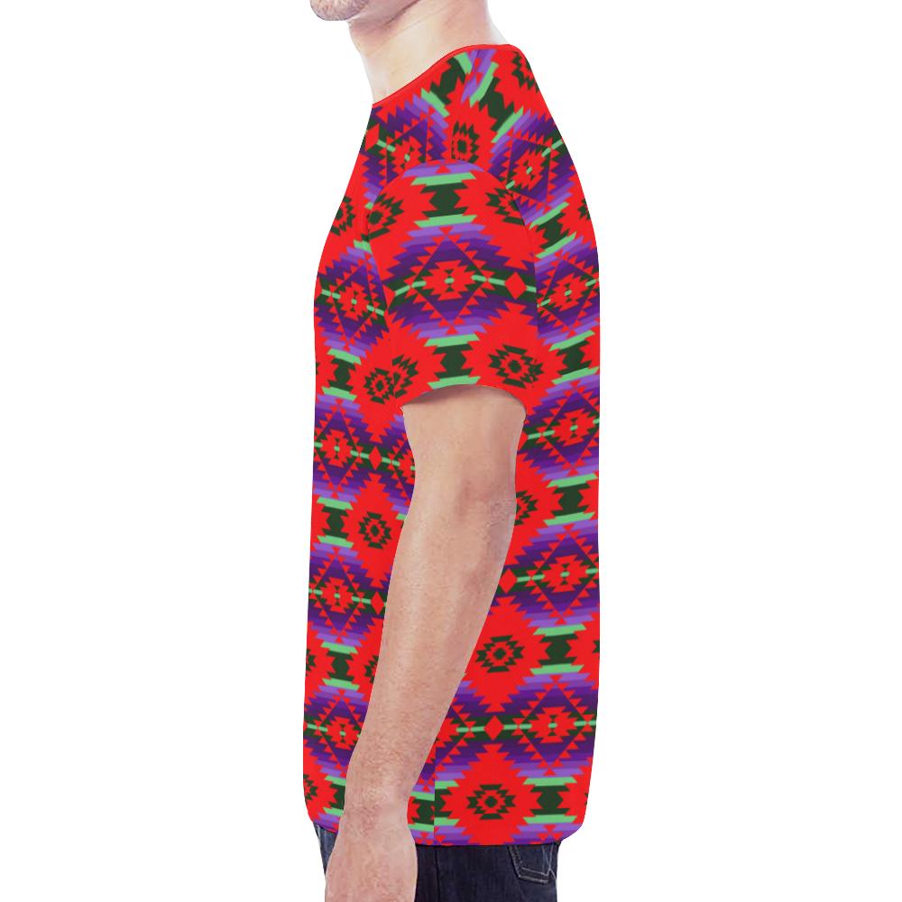 Cree Confederacy Chicken Dance New All Over Print T-shirt for Men (Model T45) New All Over Print T-shirt for Men (T45) e-joyer 