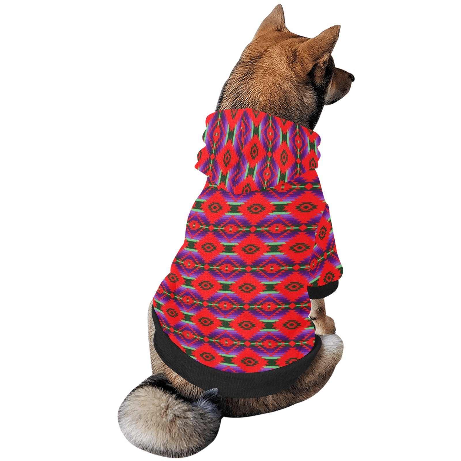 Cree Confederacy Chicken Dance Pet Dog Hoodie Pet Dog Hoodie e-joyer 