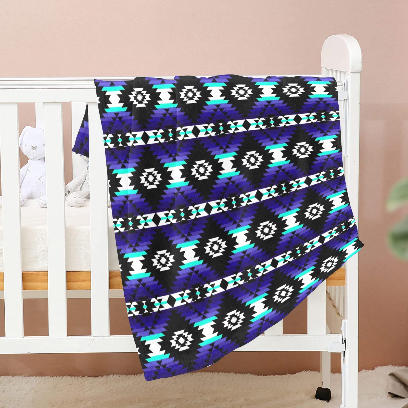 Cree Confederacy Midnight Baby Blanket 40"x50" Baby Blanket 40"x50" e-joyer 
