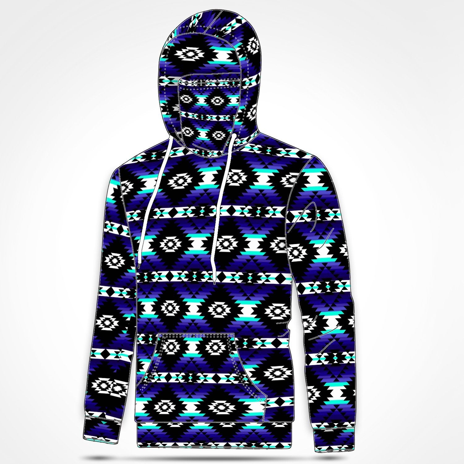 Cree Confederacy Midnight Hoodie with Face Cover 49 Dzine 