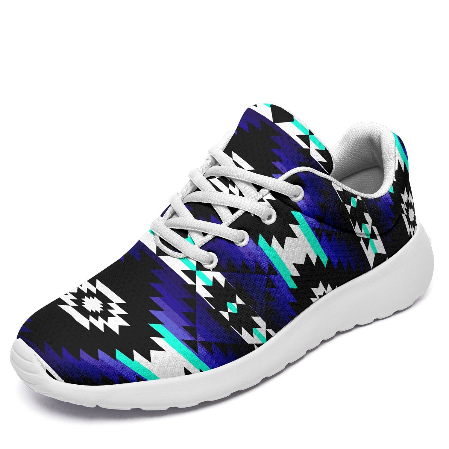 Cree Confederacy Midnight Ikkaayi Sport Sneakers 49 Dzine US Women 4.5 / US Youth 3.5 / EUR 35 White Sole 