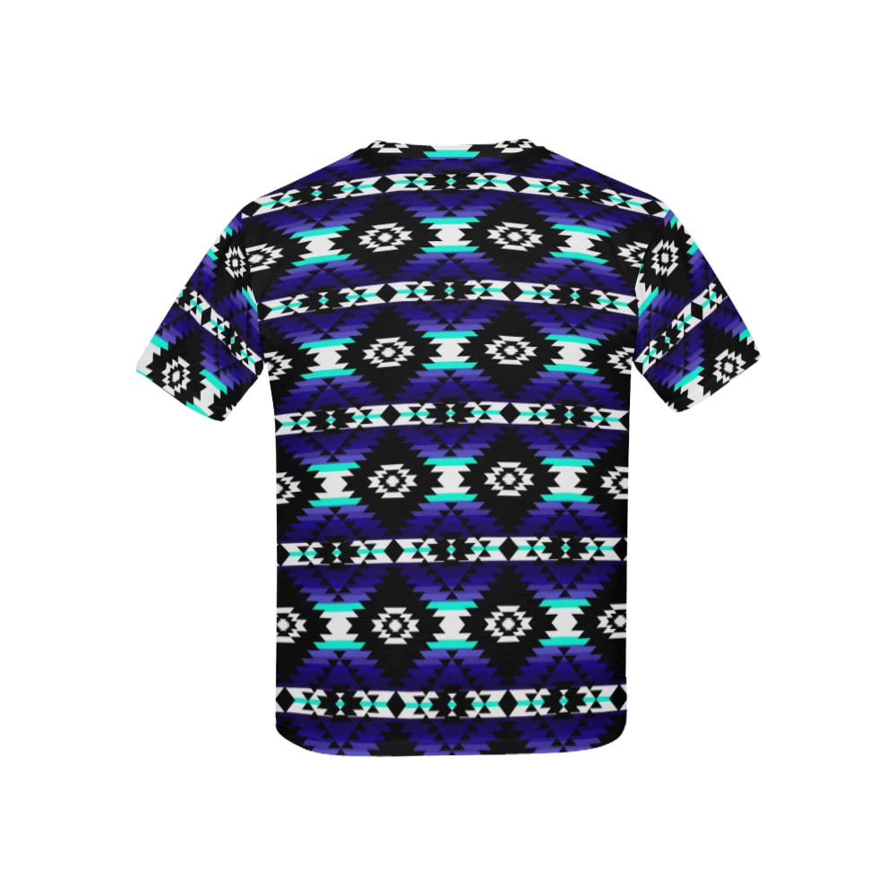 Cree Confederacy Midnight Kids' All Over Print T-shirt (USA Size) (Model T40) All Over Print T-shirt for Kid (T40) e-joyer 