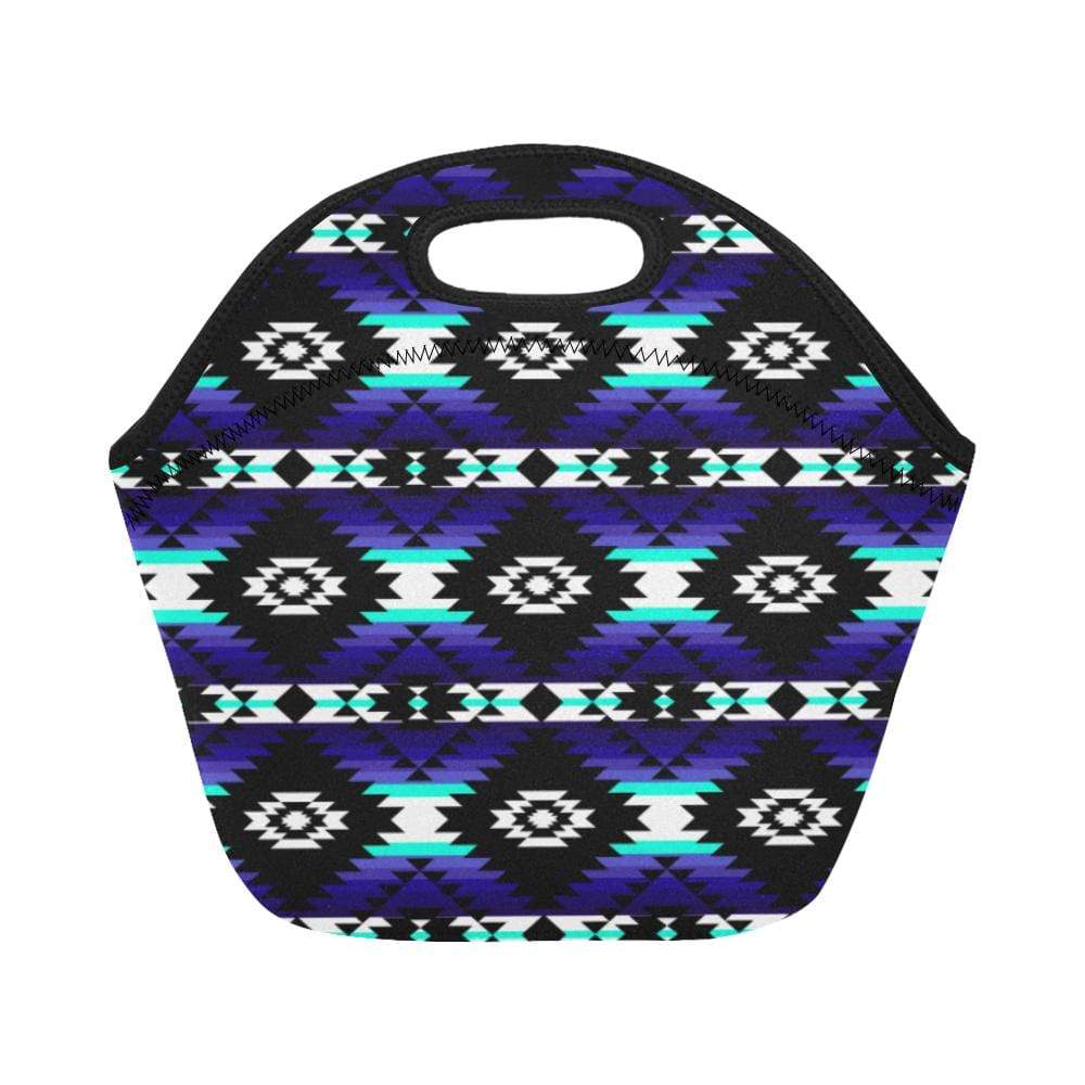 Cree Confederacy Midnight Neoprene Lunch Bag/Small (Model 1669) Neoprene Lunch Bag/Small (1669) e-joyer 
