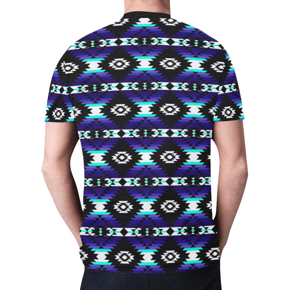 Cree Confederacy Midnight New All Over Print T-shirt for Men (Model T45) New All Over Print T-shirt for Men (T45) e-joyer 