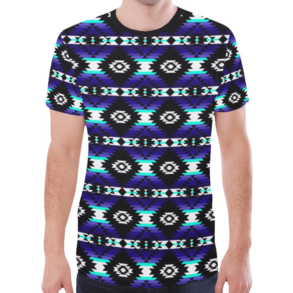 Cree Confederacy Midnight New All Over Print T-shirt for Men/Large Size (Model T45) New All Over Print T-shirt for Men/Large (T45) e-joyer 