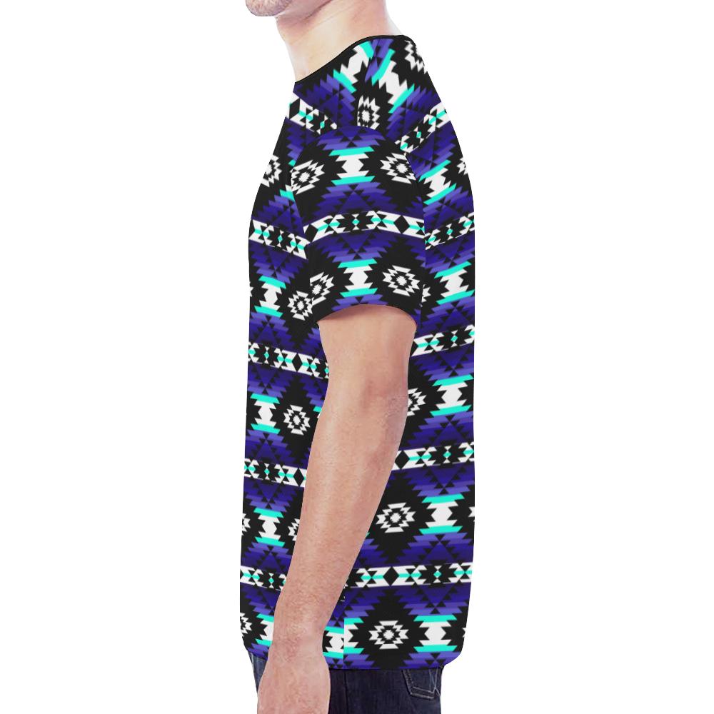 Cree Confederacy Midnight New All Over Print T-shirt for Men/Large Size (Model T45) New All Over Print T-shirt for Men/Large (T45) e-joyer 