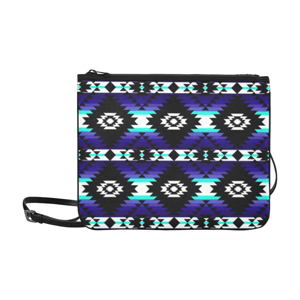 Cree Confederacy Midnight Slim Clutch Bag (Model 1668) Slim Clutch Bags (1668) e-joyer 