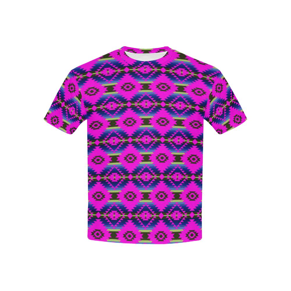 Cree Confederacy Ribbon Dress Kids' All Over Print T-shirt (USA Size) (Model T40) All Over Print T-shirt for Kid (T40) e-joyer 