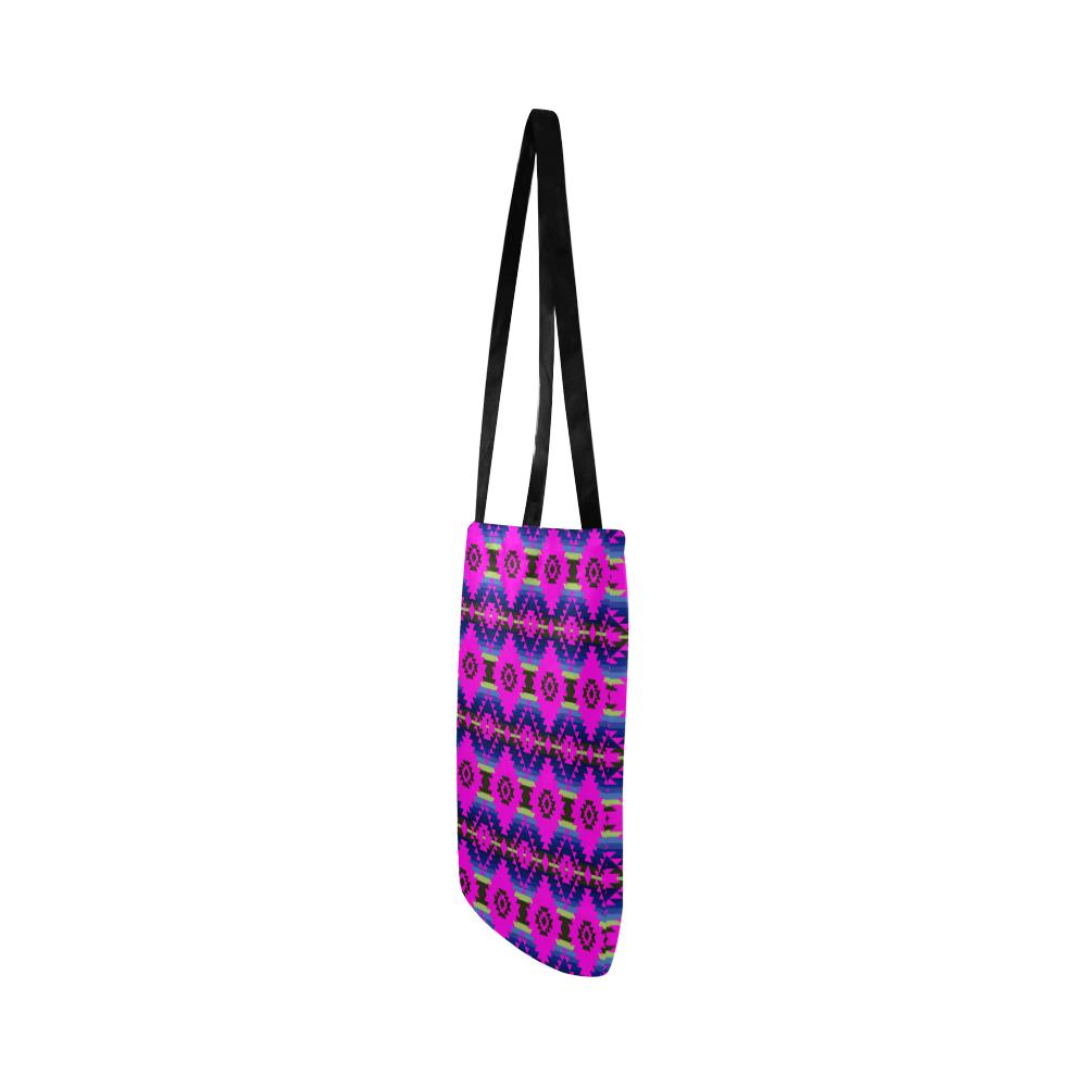 Cree Confederacy Ribbon Dress Reusable Shopping Bag Model 1660 (Two sides) Shopping Tote Bag (1660) e-joyer 