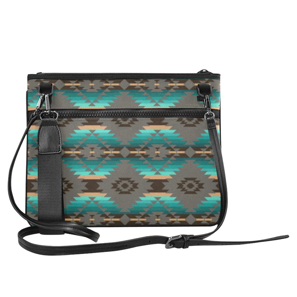 Cree Confederacy Slim Clutch Bag (Model 1668) Slim Clutch Bags (1668) e-joyer 