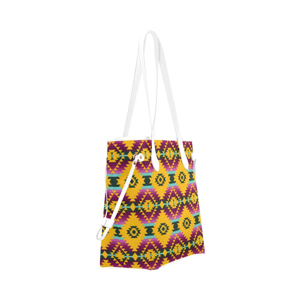 Cree Confederacy Summer Gathering Clover Canvas Tote Bag (Model 1661) Clover Canvas Tote Bag (1661) e-joyer 