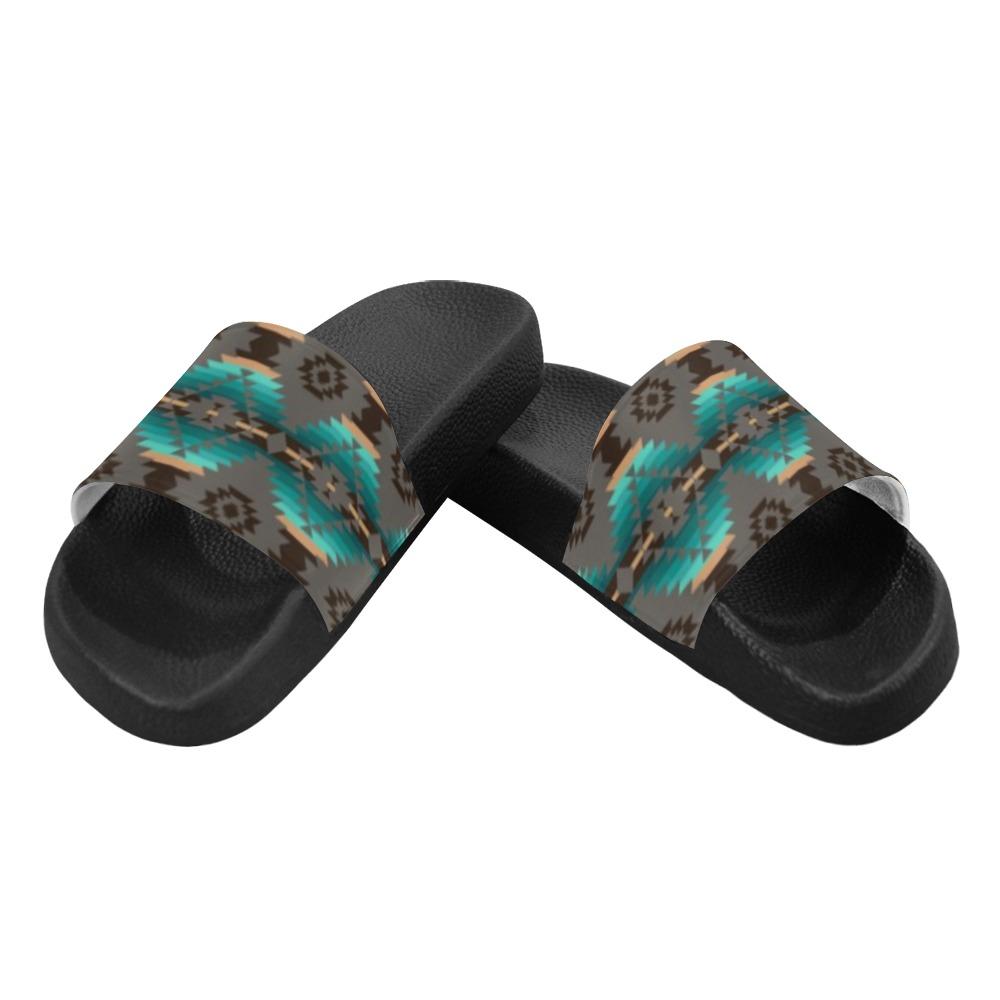 Cree Confederacy Women's Slide Sandals (Model 057) Women's Slide Sandals (057) e-joyer 