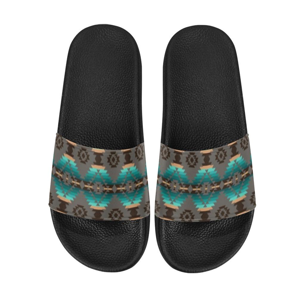 Cree Confederacy Women's Slide Sandals (Model 057) Women's Slide Sandals (057) e-joyer 
