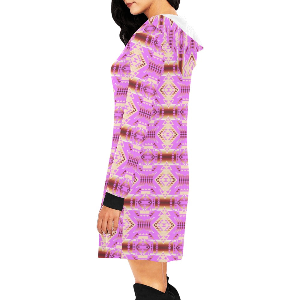 Gathering Earth Lilac Hoodie Dress