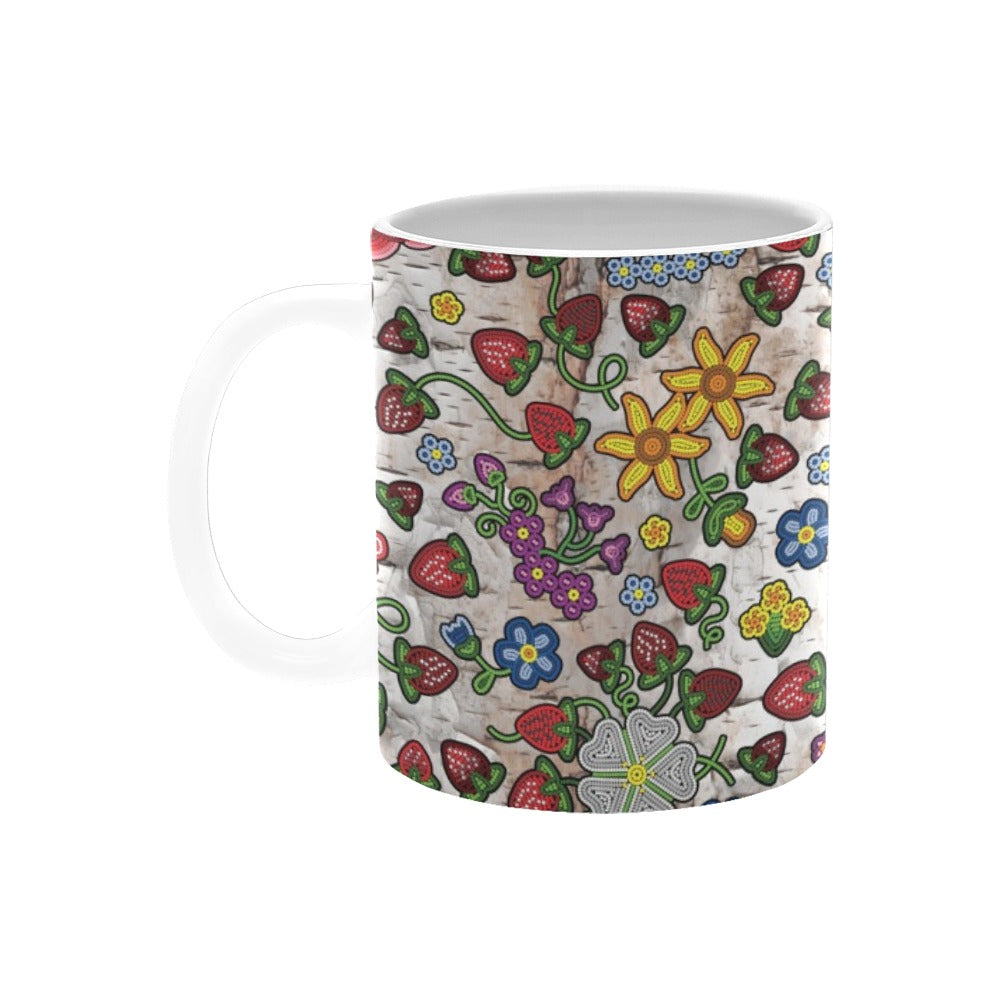 Berry Pop Br Bark White Mug(11OZ)