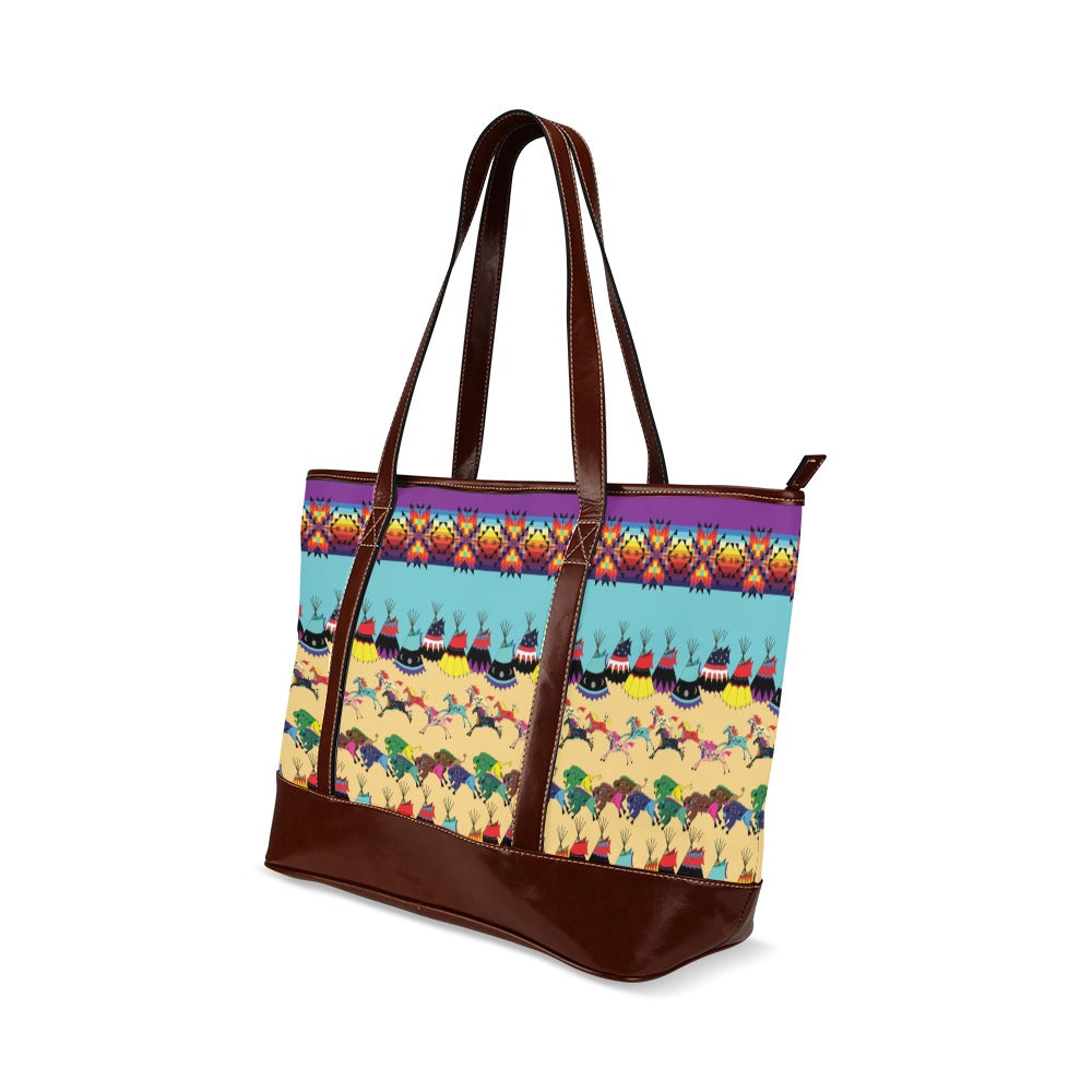 Prairie Bison Tote Handbag