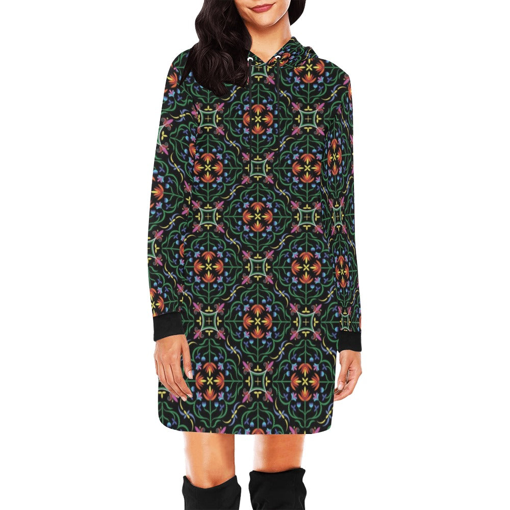 Quill Visions Hoodie Dress