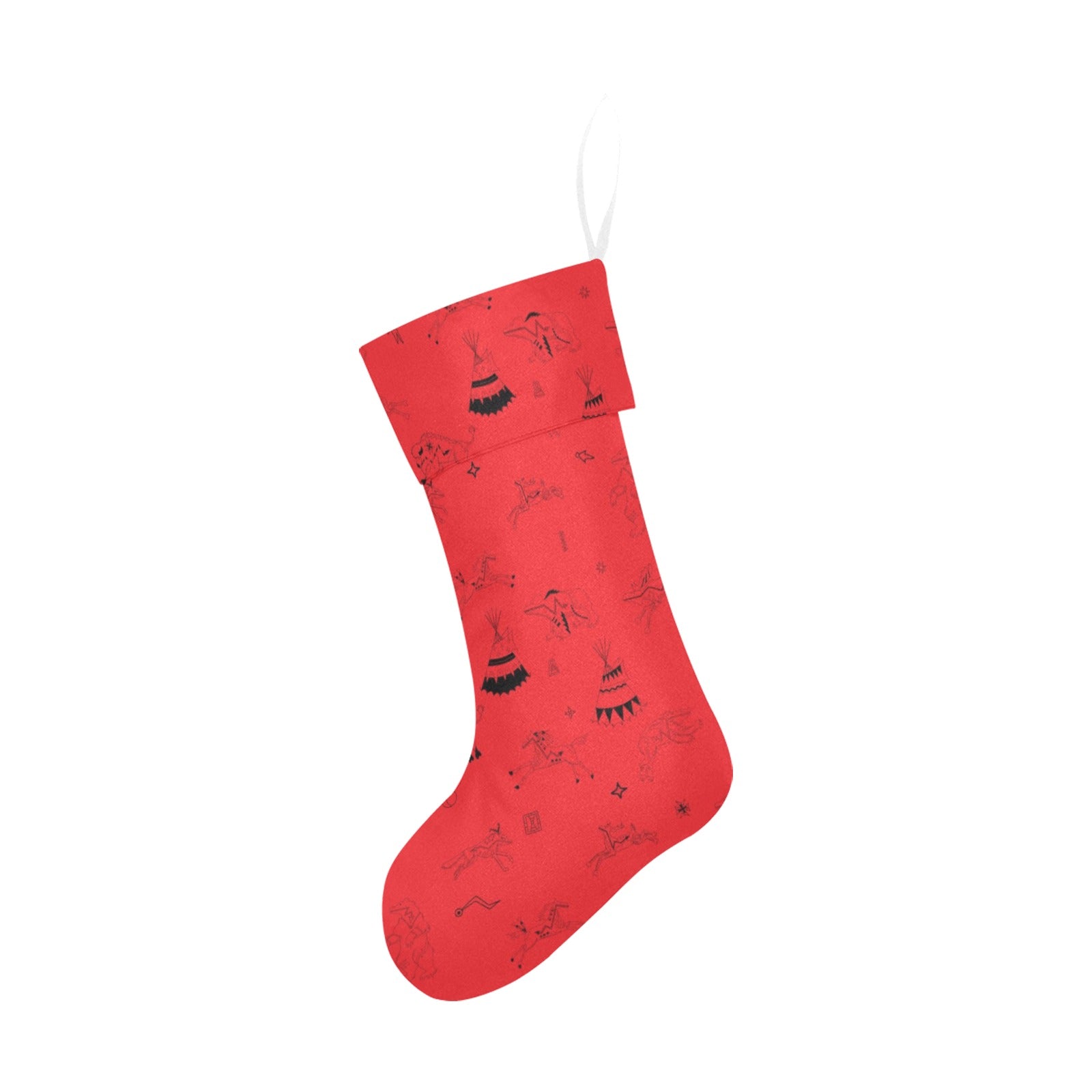 Ledger Dabbles Red Christmas Stocking