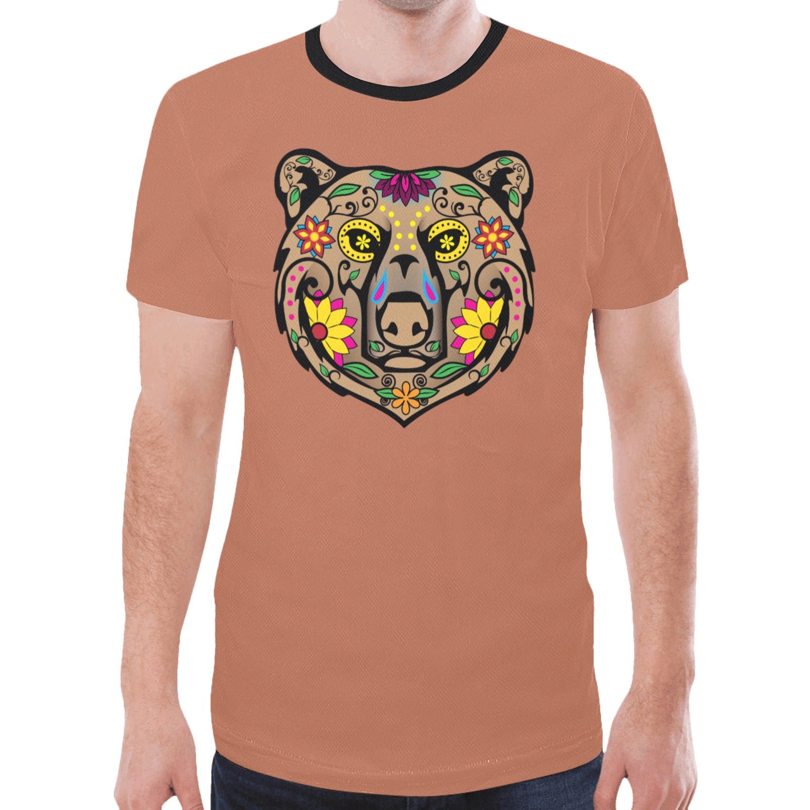 Bear Spirit Guide (Brown) T-shirt for Men