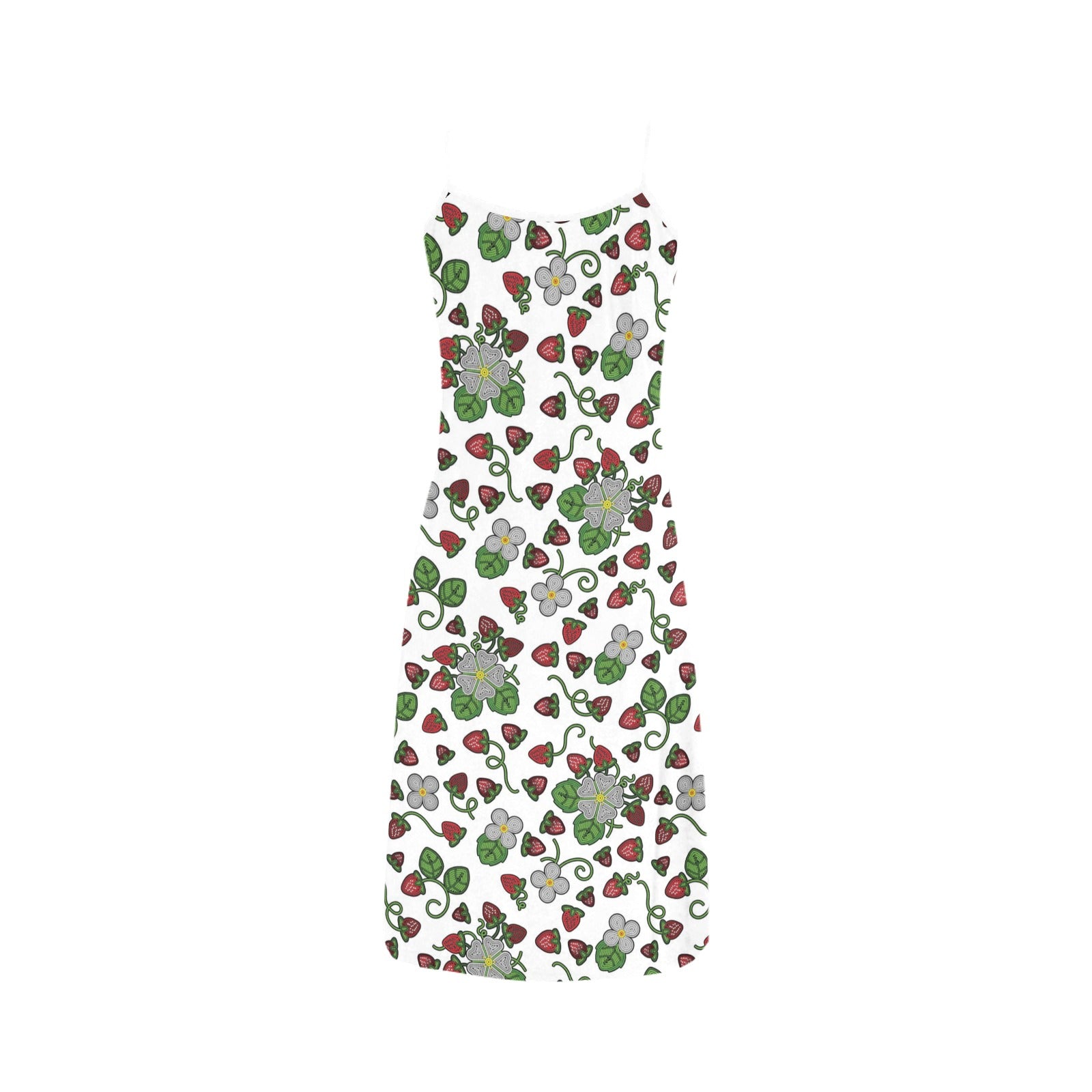 Strawberry Dreams White Alcestis Slip Dress